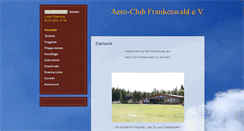 Desktop Screenshot of flugplatz-kronach.de